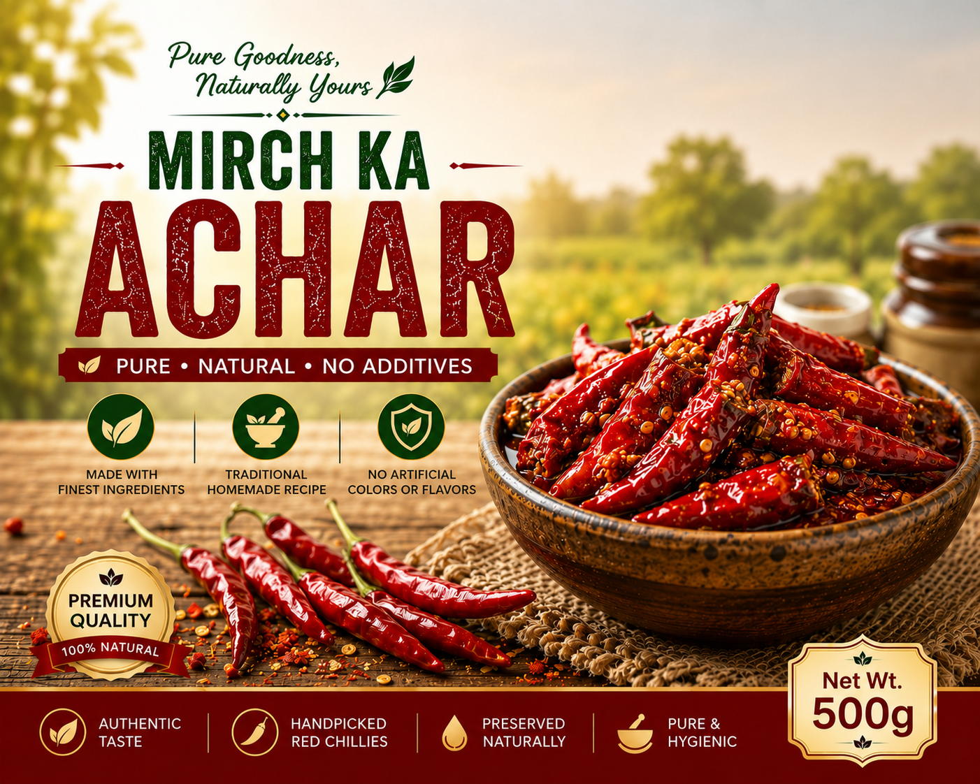 Red Chilli Pickle